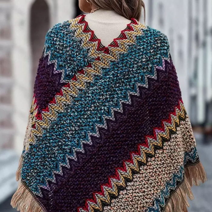 knitting poncho