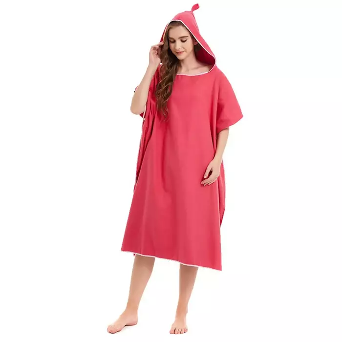 hooded towel, towel poncho