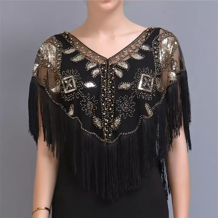 sequin cape