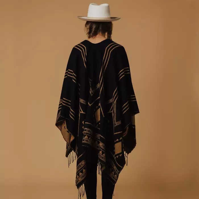 women poncho, women cape, indian poncho, tassel cape