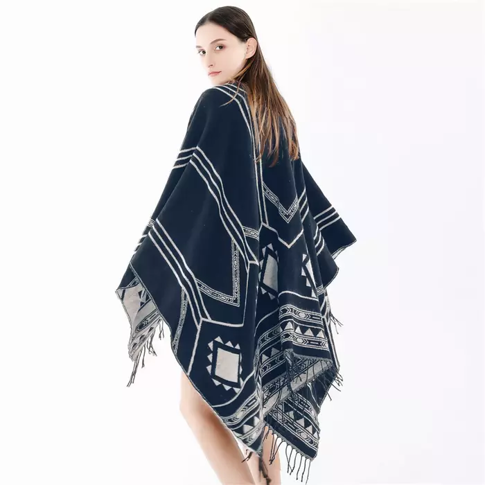 women poncho, women cape, indian poncho, tassel cape